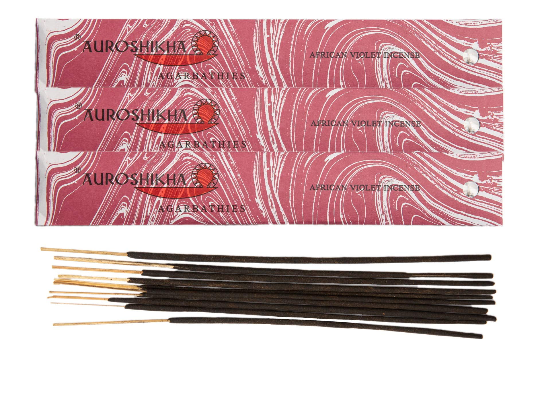 (3Pack) Auroshikha African Violet Incense 10 Sticks