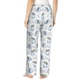 thumbnail image 3 of Goofa Cute Shark Printed Soft Pajama Pants for Women, Wide Leg Comfy Casual Lounge Yoga Pants-Medium, 3 of 9