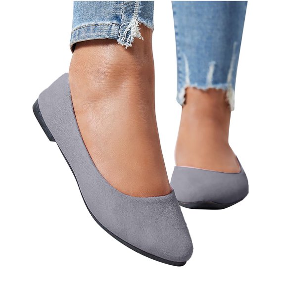 Miluxas Flat Shoes Women Comfortable Slip on Women's Flats