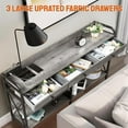 thumbnail image 6 of "Zimtown 55"" Industrial Console Table with Power Outlet and USB Ports, Gray, Suitable for Living", 6 of 9