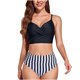 thumbnail image 1 of Bikini cómodo para mujer Traje de baño dividido estampado Traje de baño de cintura alta OAVQHLG3B Store lin121212, 1 of 4