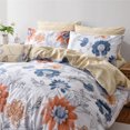 thumbnail image 2 of PinkMemory Garden Floral Duvet Cover Queen Cotton,Vintage Marnoon Navy Flower Pattern Bedding Set Full Queen with Pillowcases Soft Durable Zipper, 2 of 7