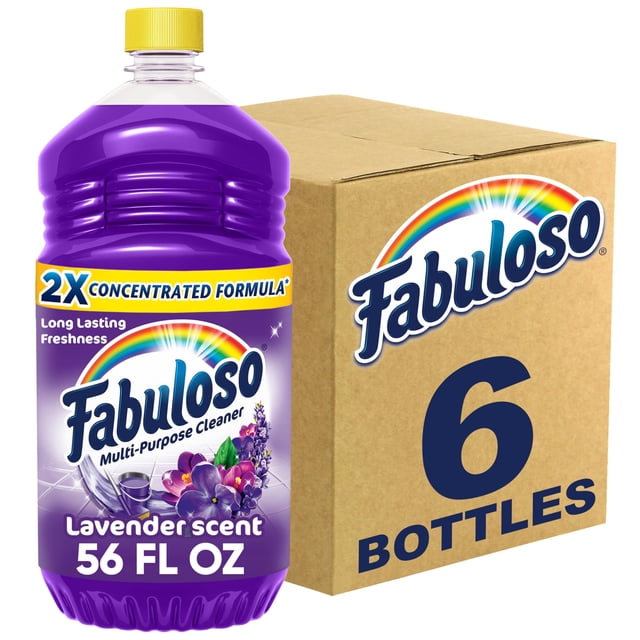 Cleaner Fabuloso, multiusos, aroma a lavanda, 1,65 L (paquete de 6)