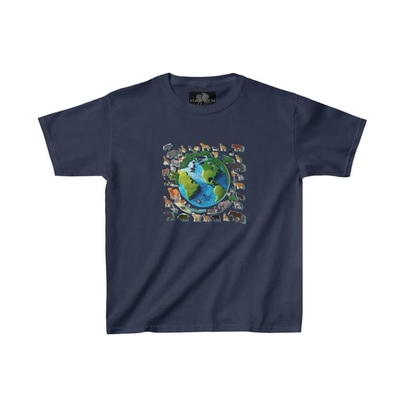 Kids Heavy Cottonâ„¢ Tee Earth Day