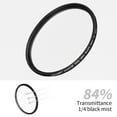thumbnail image 2 of Amdohai K&F CONCEPT Soft Focus Filter Diffusion Filters Black Mist 1/4 Waterproof Scratch-Resistant for DSLR camera Lens, 72mm Diameter, 2 of 7