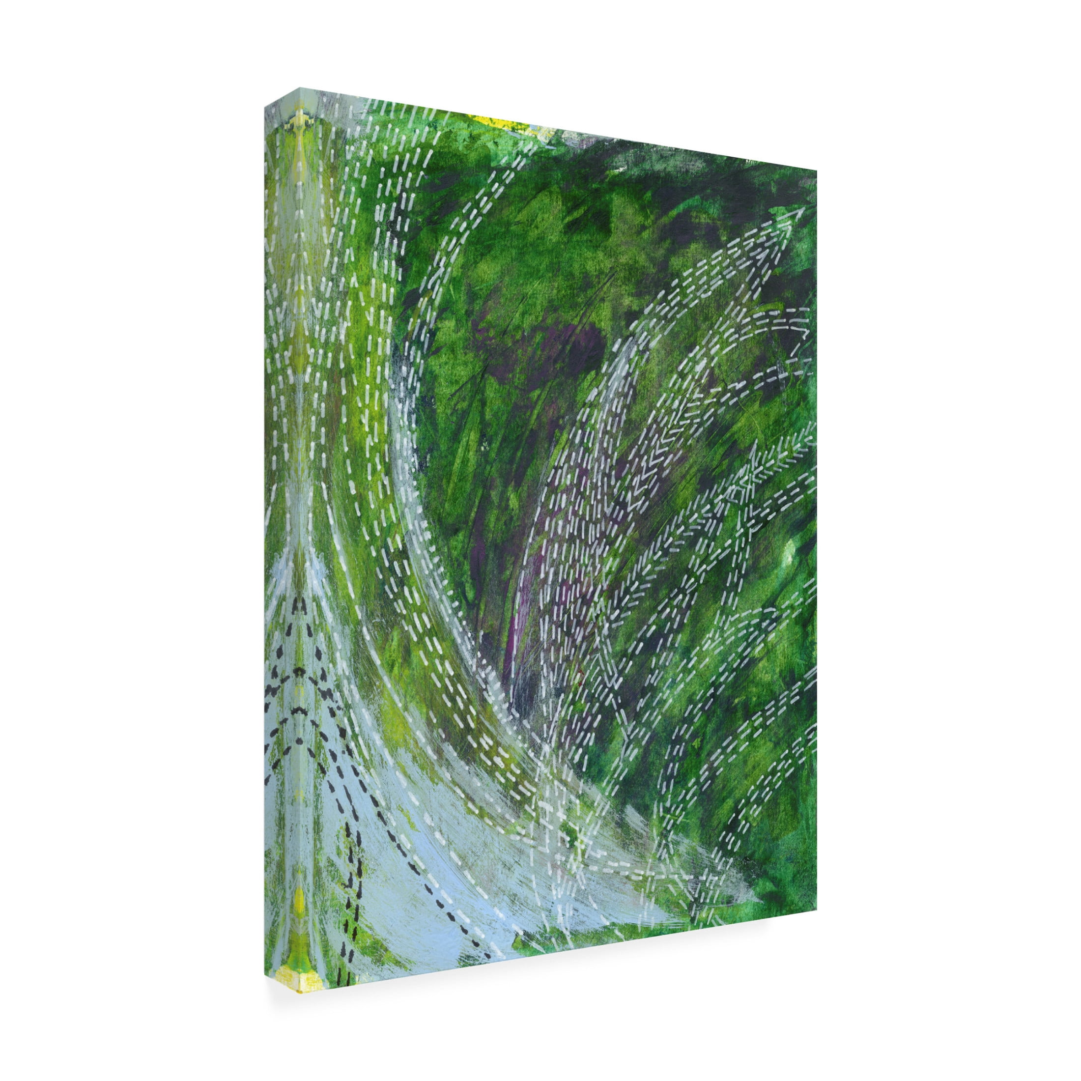 Canvas Wall Art - Medha Karandikar 'Spiritual Journal 13' Wall Art for Living Room, Bedroom, or Office Décor by Trademark Fine Art - 24 x 32 Inches