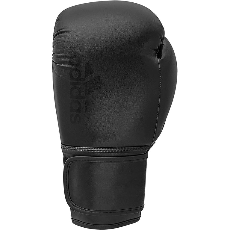 Adidas Hybrid 80 Boxing Gloves, for Boxing, Kickboxing, Training, and Bag,  for Men and Women 6 Oz., Black