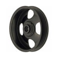 thumbnail image 3 of KarParts360 For Nissan Altima 2002 03 04 05 06 2007 Power Steering Pump Pulley | Steel | Serpentine Belt Type | Black Color | Press-Fit Mount Type | 6 Groove | Replacement For 49132WF700, 3 of 4