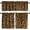 Style-2, variant on Cow Print Kitchen Valance Curtain, Rustic Western Cow Print Brown Black White Animal Fur Skin Pattern Window Treatment Rod Pocket Drapes for Kitchen Batroom Office Deocr 54x18inch