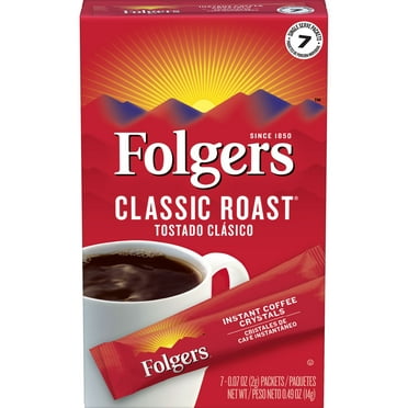 Folgers French Vanilla Flavored Cappuccino Packets, Instant Coffee ...