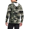 thumbnail image 4 of Aueoeo Fishing Hoodie for Men Long Sleeve UPF 50+ Sun Protection Hoodies Outdoor Running Hiking Lightweight Thin Top with Neck Gaiter, 4 of 7