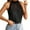 Black, variant on Womens Tshirts Ladies New Summer Fashionable Hollow Lace Tank Lightweight Top Work Shirts Women Red XXL