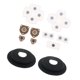 thumbnail image 1 of 1 de almohadilla de goma de botón conductivo para DualShock4 accesorio de llave de controlador + 2 uds de asistencia de objetivo perfke almohadilla de goma conductora para ps4, 1 of 9