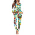 thumbnail image 1 of Conjunto de pijama de dos piezas para mujer, ropa de dormir informal, Jersey, pantalones, regalos de Navidad, Invierno, 1 of 4