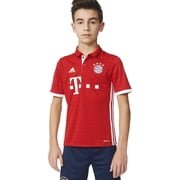 Adidas Soccer AC Milan Youth jersey, Small, black/Red/Granite