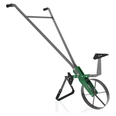 High Wheel Cultivator, Self Cleaning Steel Single Wheel Hoe, Modular Plow Garden Tool for Gardening