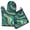 Teal Gold Marble-1, variant on Black White and Gold Marble Kitchen Oven Mitt and Pot Holder Sets 2 Pcs for Baking, Cooking and Grilling, Heat Resistant Up To 392 °F