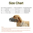 thumbnail image 3 of CSCHome Dog Breathable Mesh for Small Medium Large Dogs Dogs to Prevent Biting and Barking Adjustable Muzzle Soft Mesh Muzzle, 3 of 8