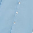 thumbnail image 6 of CCRFTGI Boys Girls Polo Shirt Button Down Collared Casual Spring Fall Dress Shirt for Children Classic Size 10-12 Oxford Quick Dry Long Sleeve School Uniform Shirts Light Blue 14-15 Years, 6 of 6