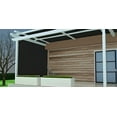 thumbnail image 2 of Shatex 90% Sun Shade Fabric for Pergola Cover Porch Vertical Screen 8' x 15', Black, 2 of 5
