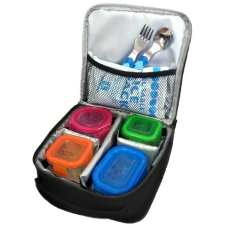 J.L. Childress Cooler Cube - Insulated Protective Bag for Glass Baby Bottles and Food Containers,