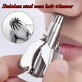 thumbnail image 3 of Tondeuse à Poils de Nez Manuelle en Acier Inoxydable pour Hommes Rasoir pour Nez pour Femmes, 3 of 8