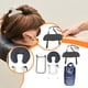 thumbnail image 5 of Kit de masaje para el hogar con colchón superior, reposacabezas ajustable, almohada facial plegable ergonómica Negro, 5 of 8