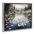 thumbnail image 2 of Stupell Industries Coastal Still Pond with Morning Reflections Gray Floating Frame Canvas Art, 31 x 25, by Franklyn Gregory, 2 of 8