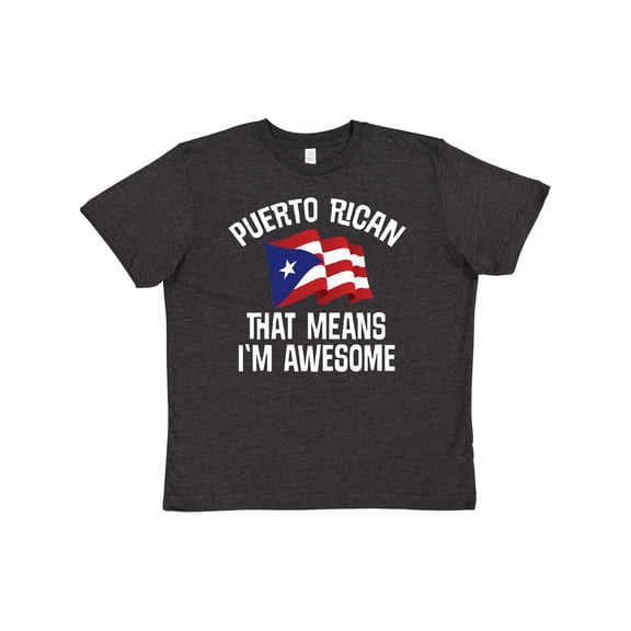 Inktastic Puerto Rican Awesome Youth T-Shirt