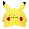 thumbnail image 1 of Pokemon Pikachu Big Face Smiling Snapback Hat with Ears, 1 of 4