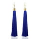 thumbnail image 1 of Sonducket Pendientes de borla Cuerda larga Joyería exagerada Oreja colgante de flecos regalo Mujer Accesorios Par de pendientes Ropa, zapatos y accesorios Miscelánea azul zafiro, 1 of 6