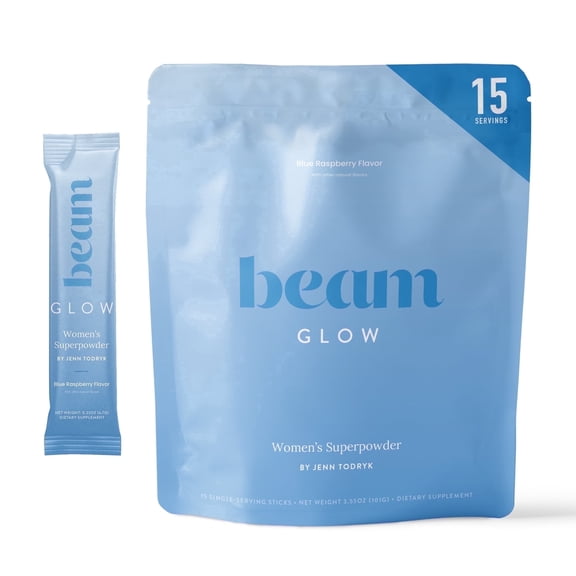 Beam Glow Hormone Balance Supplement for Women I Cortisol Supplement with Magnesium, Ashwagandha & Selenium I PMS Relief Supplement I Perimenopause & PCOS Support