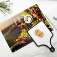 thumbnail image 3 of Placemats Set of 4,Wine Grape,Washable Burlap Woven Heat Resistant Placemat for Dinning Table,Farmhouse,Outdoor,18X12 Inch, 3 of 5