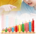 thumbnail image 4 of MERIGLARE Wooden Abacus Classic Educational Early Learning for Kids Baby Birthday Gift, 4 of 9