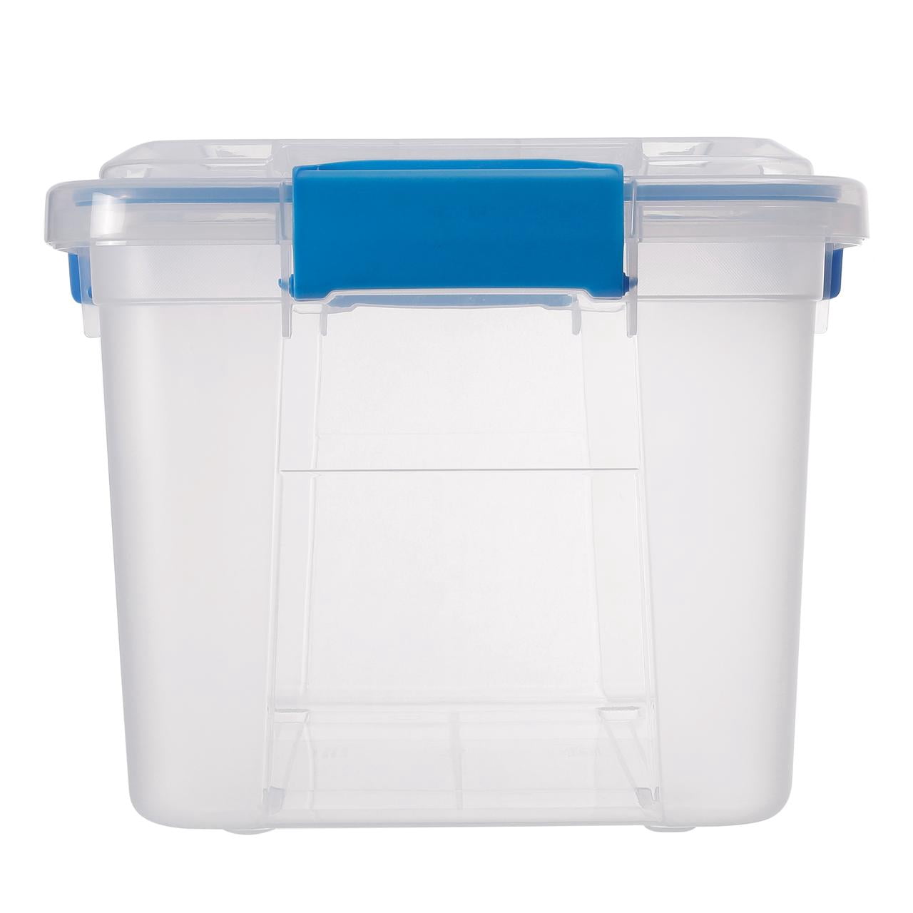 6 PACK - EZY STORAGE WATERPROOF 4.7Gal/19Qt/18L STORAGE BOX IP67