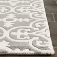 thumbnail image 5 of SAFAVIEH Chatham Amery Geometric Wool Area Rug, Dark Grey/Ivory, 4' x 6', 5 of 10