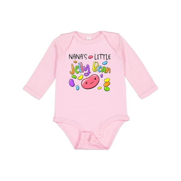 Inktastic Nana's Little Jellybean Cute Easter Candy Boys or Girls Long Sleeve Baby Bodysuit