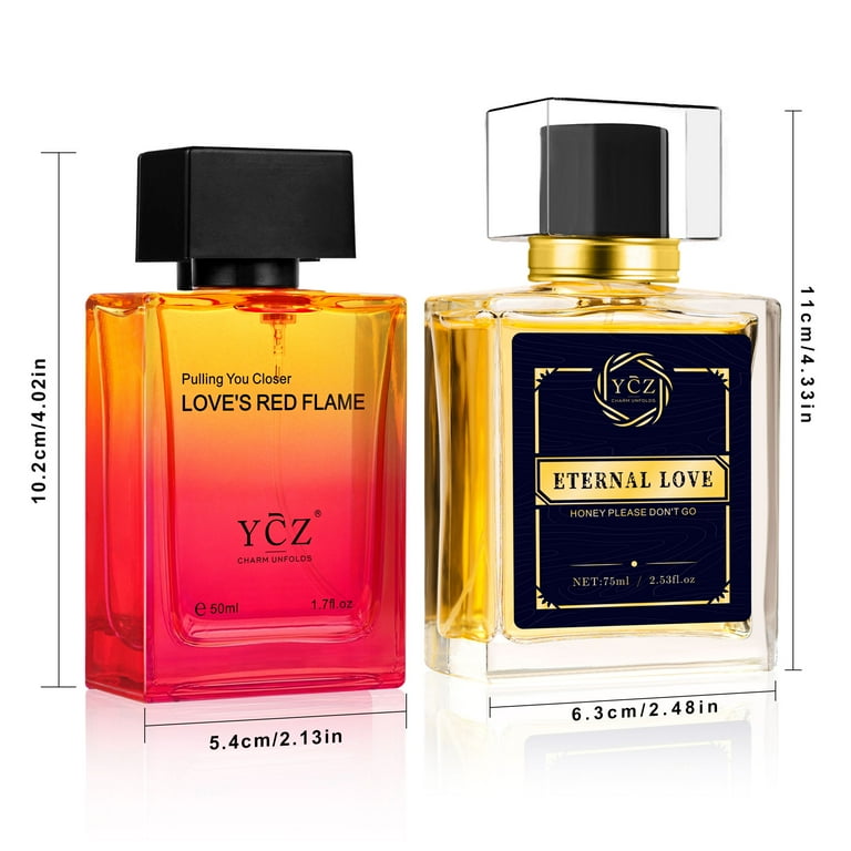 Ycz Men‚Äôs Perfume Gift Set - Carnival Eternal Love & LOVE'S RED