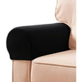 thumbnail image 2 of 2PCS Stretch Armrest Covers Anti-Slip Furniture Protector Washable Armchair Slipcovers for Recliner Sofa with Twist Pins, 2 of 6