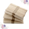 thumbnail image 2 of 4 Bag Wood Sticks Beautiful Portable Creative Smooth Delicate Popsicle Slice Craft Sticks for Kids, 2 of 6