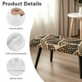 thumbnail image 7 of FUIALDOLG Geometric Leopard Print Bench Covers Slipcover Anti-Dust Dining Bench Cover with Elastic Edge Home Decor Stretch Seat Cushion Protector for Bedroom, Kitchen, 7 of 7