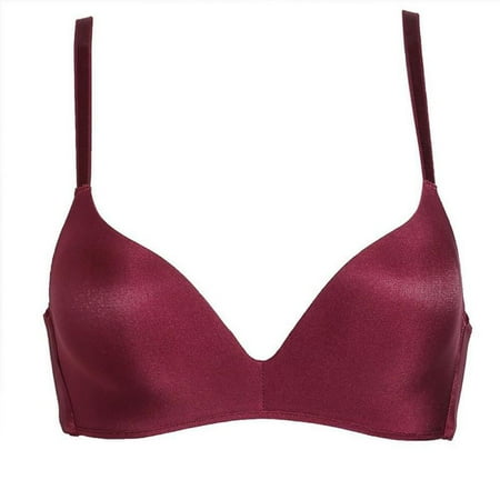 

Promotion Clearance ROPALIA Comfortable Seamless Bras Fashion Sexy Wire Free Women Lingerie Highlight Push Up Bra Full Temptation Solid Bra wine red 80B