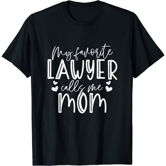 Lawyer Mom Law School Student Attorney Graduation Gift T-Shirt Black Small