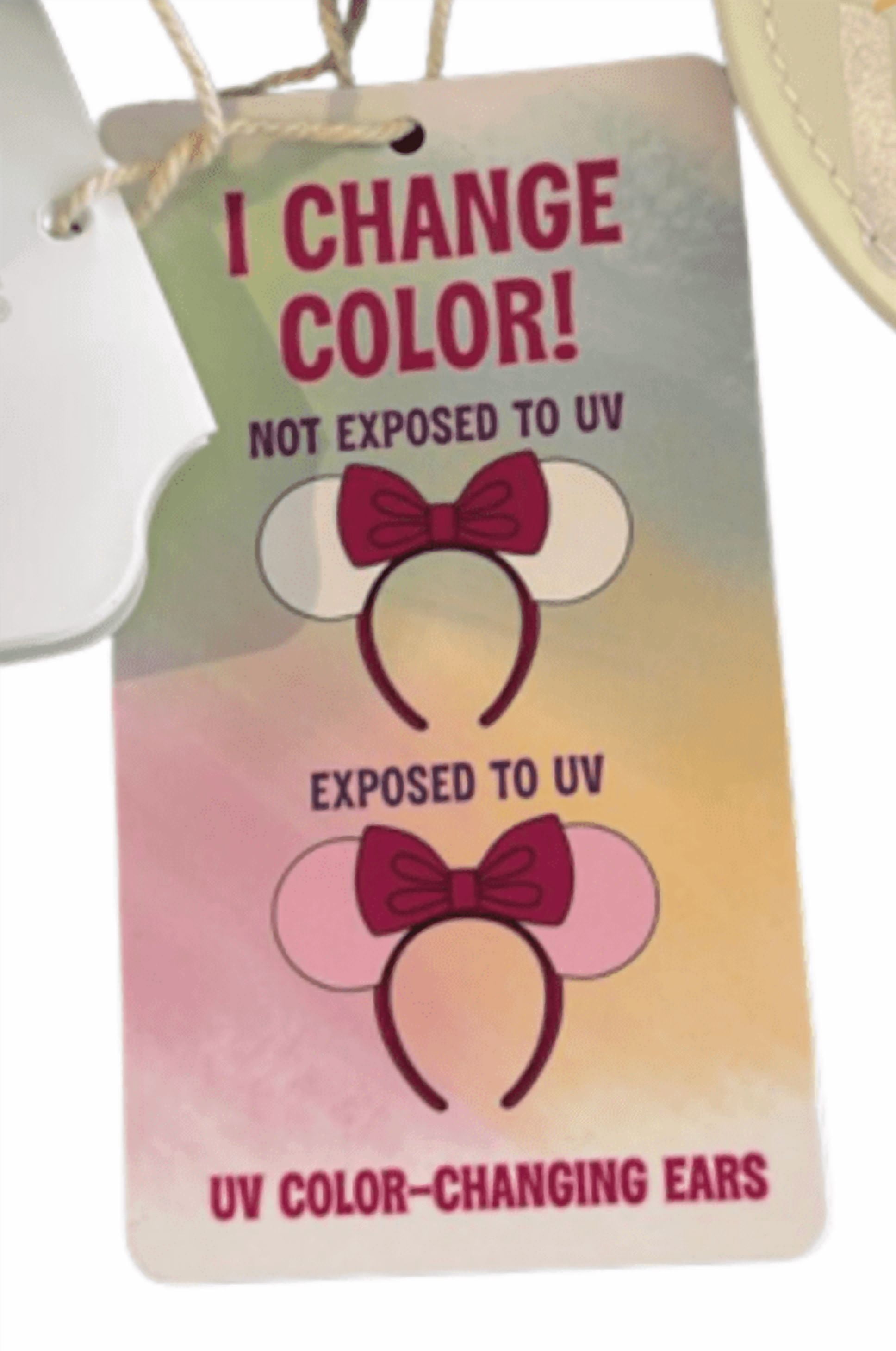Disney 100 Ears color changing in the sun New Color-Changing Loungefly Minnie Ear Headband Swims Into  main image 2