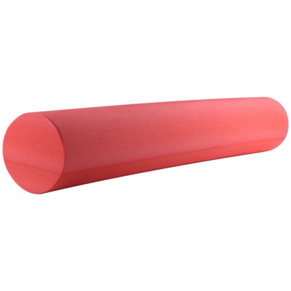 Red 15x60cm High-Density EVA Foam Roller - Firm Solid Smooth Surface for Post-Workout Muscle Relief, Pain & Tension Reduction, Improved Circulation/Flexibility, Faster Recovery - Ideal for Yoga,