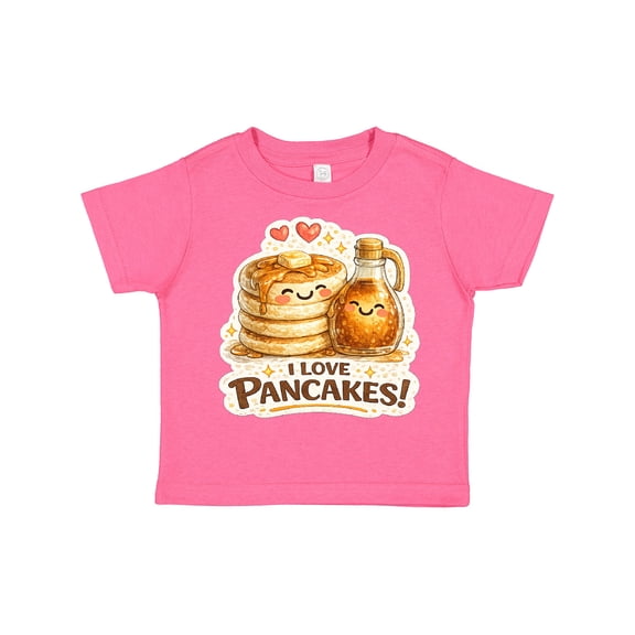 Inktastic I Love Pancakes Boys or Girls Toddler T-Shirt