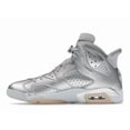 thumbnail image 2 of Jordan Men's 6 Retro PSG Paris Saint-Germain Silver Shoes, from StockX, 2 of 5