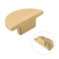 thumbnail image 2 of Ana Compact and Golden Drawer Knobs Set of 2 Brass Half Moon Cabinet Pulls Home Decor, 2 of 10