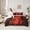 Red, variant on Manfei Black Game Console 7-Piece Bedding Comforter Set,Gamer Gaming King Bedding Sets,Red Orange Flame Bed Sheets For Boys,Breathable Bedroom Decorative Reversible