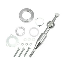 Unique Bargains Car Gear Stick Shift Knob Kit for Mazda MX5 Miata 1990-1997 RX7 1986-1991 1.6L Silver Tone